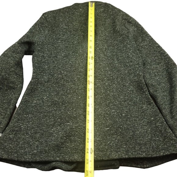 Fabletics Womens S Jacket Gray Black Calypso Asymmetrical Coat - Picture 7 of 7